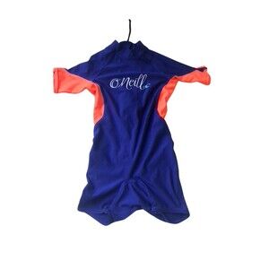O'Neill Performance Fit Zip Back Swimsuit 50+UV Block Rashguard Swimsuit Size 2T